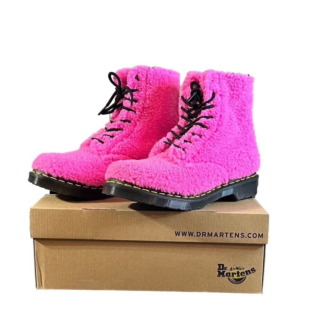 Dr. Marten’s Women’s 1460 Pascal Faux Fur 8 Eye Boots